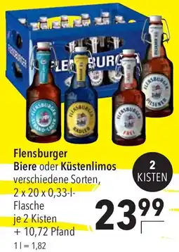 CITTI Markt Flensburger Biere oder Küstenlimos Angebot