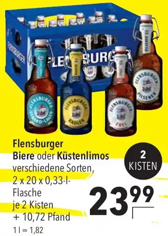 CITTI Markt Flensburger Biere oder Küstenlimos Angebot