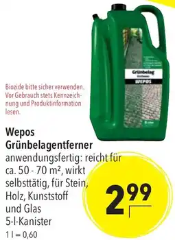 CITTI Markt Wepos Grünbelagentferner Angebot
