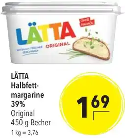 CITTI Markt LÄTTA Halbfettmargarine 39% Angebot