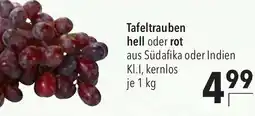 CITTI Markt Tafeltrauben hell oder rot Angebot