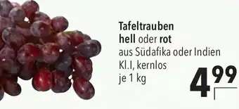 CITTI Markt Tafeltrauben hell oder rot Angebot