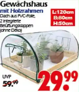 Wreesmann Gewächshaus mit Holzrahmen Angebot