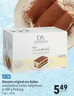 CITTI Markt Desserts original aus Italien Angebot