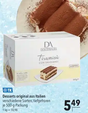 CITTI Markt Desserts original aus Italien Angebot