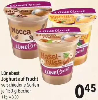 CITTI Markt Lünebest Joghurt auf Frucht Angebot
