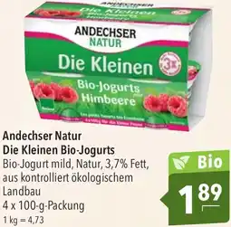 CITTI Markt Andechser Natur Die Kleinen Bio-Jogurts Angebot