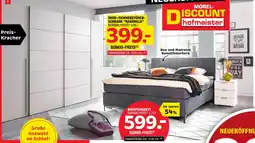 Hofmeister Dreh-/schwebetürenschrank nashville 4-trg oder boxspringbett jenny Angebot