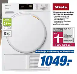 Expert Miele wärmepumpentrockner twc560wp ecospeed Angebot