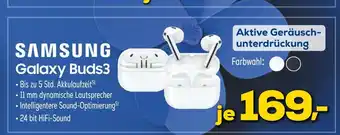 Euronics Samsung galaxy buds3 Angebot