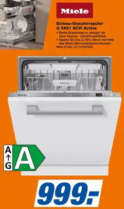 Expert Miele einbau-geschirrspüler g 5651 scvi active Angebot