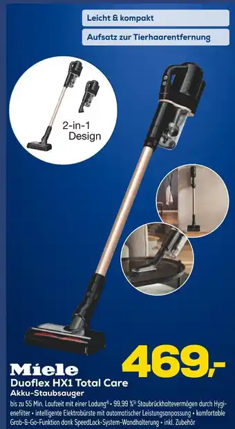 Euronics Miele duoflex hx1 total care akku-staubsauger Angebot