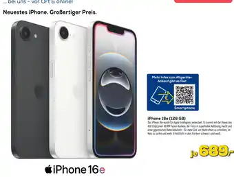 Euronics Apple iphone 16e Angebot