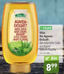 CITTI Markt Allos Bio Agaven Dicksaft Angebot