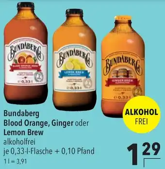 CITTI Markt Bundaberg Blood Orange, Ginger oder Lemon Brew Angebot