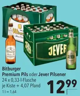 CITTI Markt Bitburger Premium Pils oder Jever Pilsener Angebot