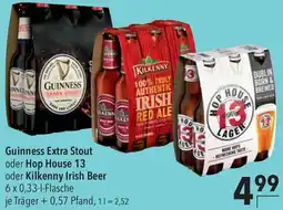 CITTI Markt Guinness Extra Stout oder Hop House 13 oder Kilkenny Irish Beer Angebot