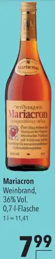 CITTI Markt Mariacron Weinbrand Angebot