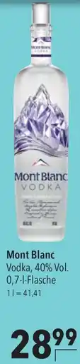 CITTI Markt Mont Blanc Vodka Angebot