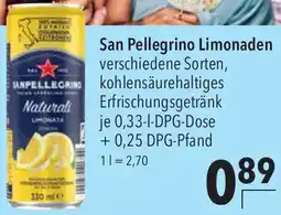 CITTI Markt San Pellegrino Limonaden Angebot