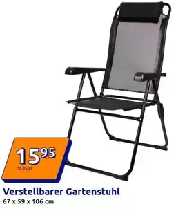 Action Verstellbarer Gartenstuhl Angebot