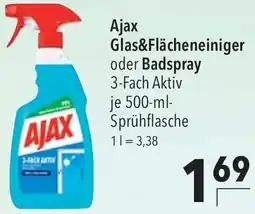 CITTI Markt Ajax Glas&Flächeneiniger oder Badspray Angebot