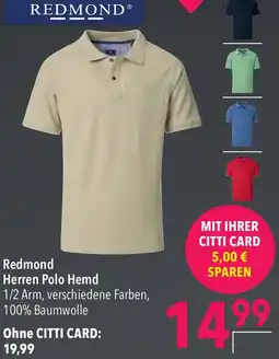 CITTI Markt Redmond Herren Polo Hemd Angebot
