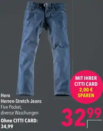 CITTI Markt Hero Herren-Stretch Jeans Angebot
