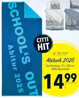 CITTI Markt Dyckhoff Abituch 2025 Angebot