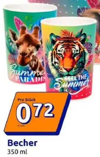 Action Becher Angebot