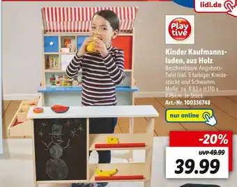 Lidl Playtive kinder kaufmannsladen Angebot