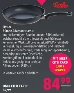 CITTI Markt Fissler Pfanne Adamant classic Angebot