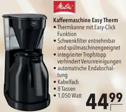 CITTI Markt Melitta Kaffeemaschine Easy Therm Angebot