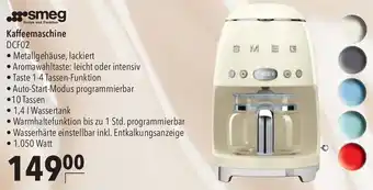 CITTI Markt smeg Kaffeemaschine DCF02 Angebot