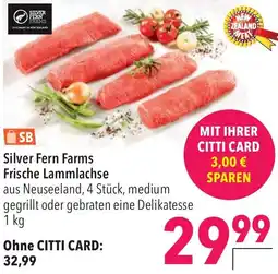 CITTI Markt Silver Fern Farms Frische Lammlachse Angebot