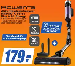 K+B Expert Rowenta Akku-Handstaubsauger RH2037 X-Force Flex 9.60 Allergy Angebot