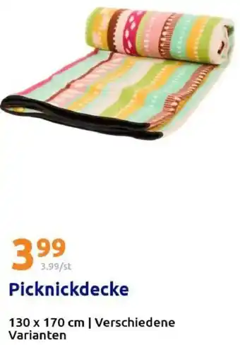 Action Picknickdecke Angebot