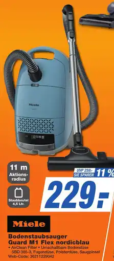 K+B Expert Miele Bodenstaubsauger Guard M1 Flex nordicblau Angebot