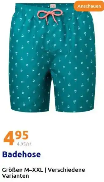 Action Badehose Angebot