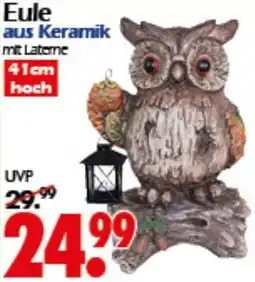 Wreesmann Eule aus Keramik Angebot