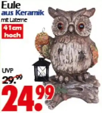 Wreesmann Eule aus Keramik Angebot
