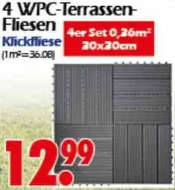 Wreesmann 4 WPC-Terrassen Fliesen Angebot