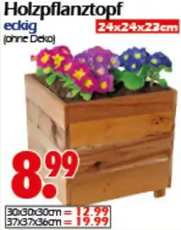 Wreesmann Holzpflanztopf eckig Angebot