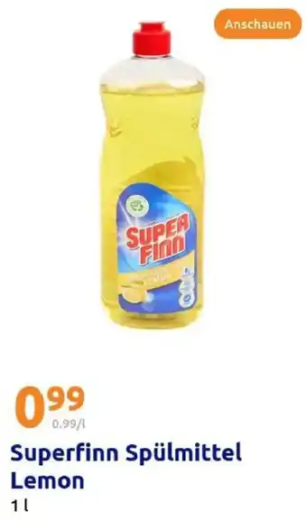 Action Superfinn Spülmittel Lemon Angebot