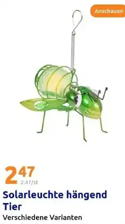 Action Solarleuchte hängend Tier Angebot