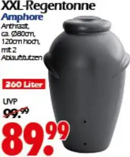 Wreesmann XXL-Regentonne Amphore Angebot