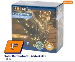 Action Solar kupferdraht-lichterkette Angebot