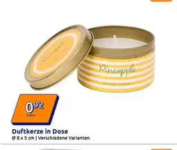 Action Duftkerze in dose Angebot