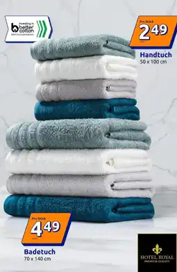 Action Hotel royal handtuch oder badetuch Angebot