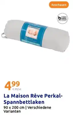 Action La maison rêve perkal-spannbettlaken Angebot